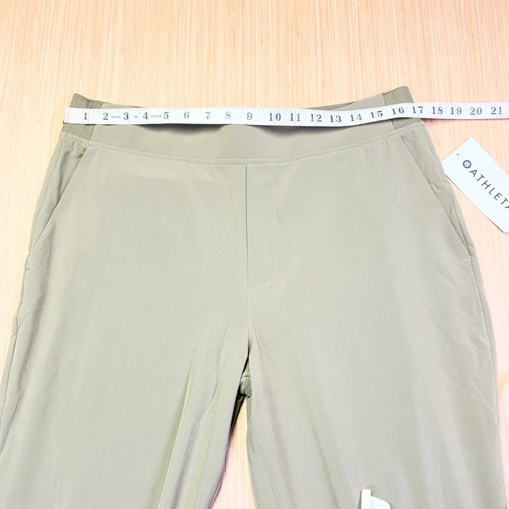 NEW Athleta Brooklyn Mid Rise Ankle Pant Womens 14 Olive Branch - Picture 8 of 12